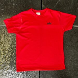 Shirt: Red with Black Crown and JWA